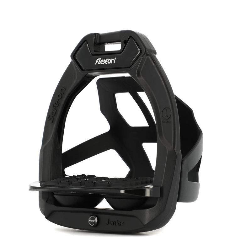 Strzemiona Flex-On Safe-on Junior z koszyczkami czarne