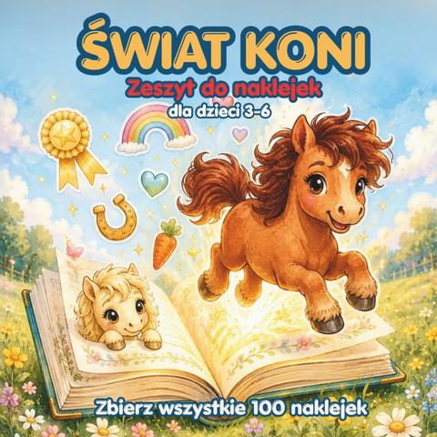 Świat Koni - Zeszyt do naklejek