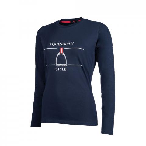 Bluzka damska HKM Equine Sports Style granatowa