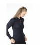 Bluzka damska Polo HKM Rosegold Glamour granatowa