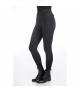 Legginsy damskie zimowe HKM Rosewood z lejem silikonowym czarne