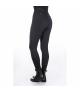Legginsy damskie zimowe HKM Rosewood z lejem silikonowym czarne