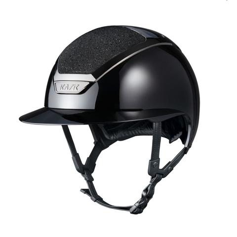 Kask KASK Star Lady Pure Shine WG11 Swarovski Carpet Black, czarny połysk