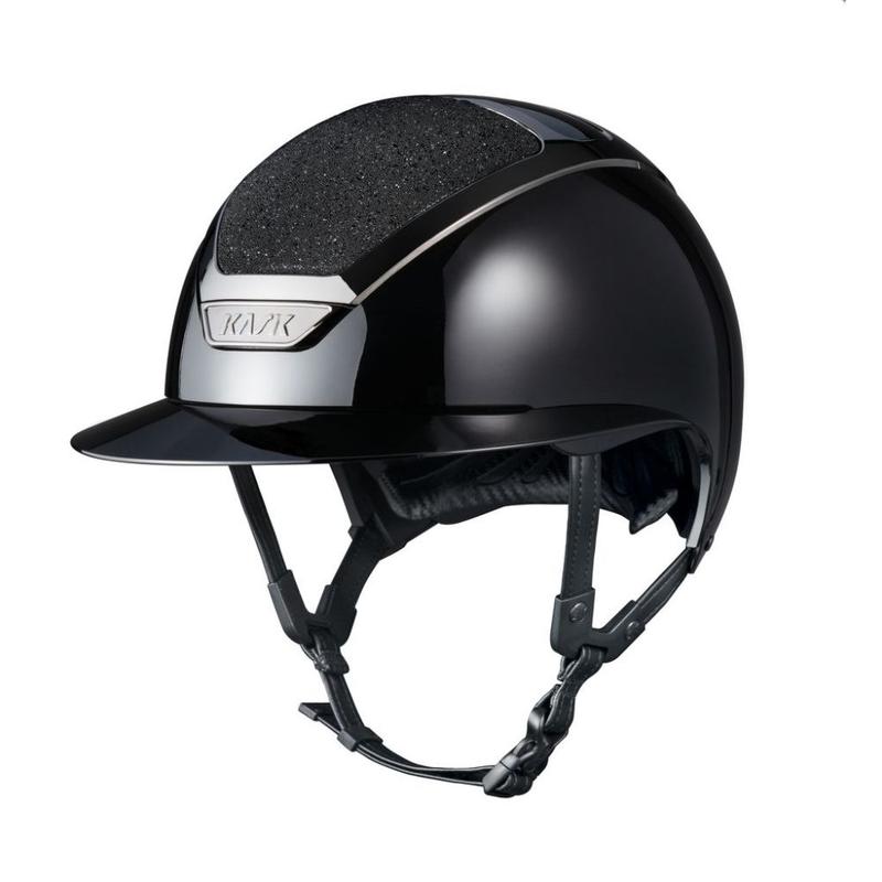 Kask KASK Star Lady Pure Shine WG11 Swarovski Carpet Black, czarny połysk