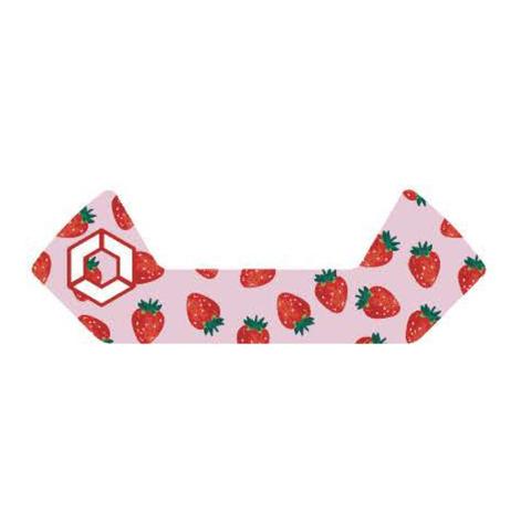 Wkładki magnetyczne do strzemion bezpiecznych Flex-on Strawberries, w truskawki