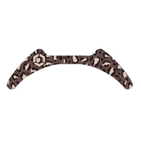 Wkładki magnetyczne do strzemion Flex-on Leo Choco, brązowe