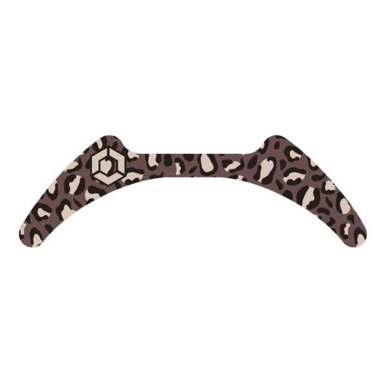 Wkładki magnetyczne do strzemion Flex-on Leo Choco, brązowe
