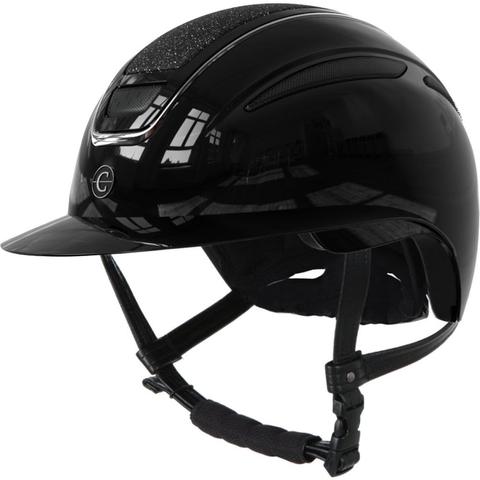Kask Covalliero Elite Polo czarny połysk
