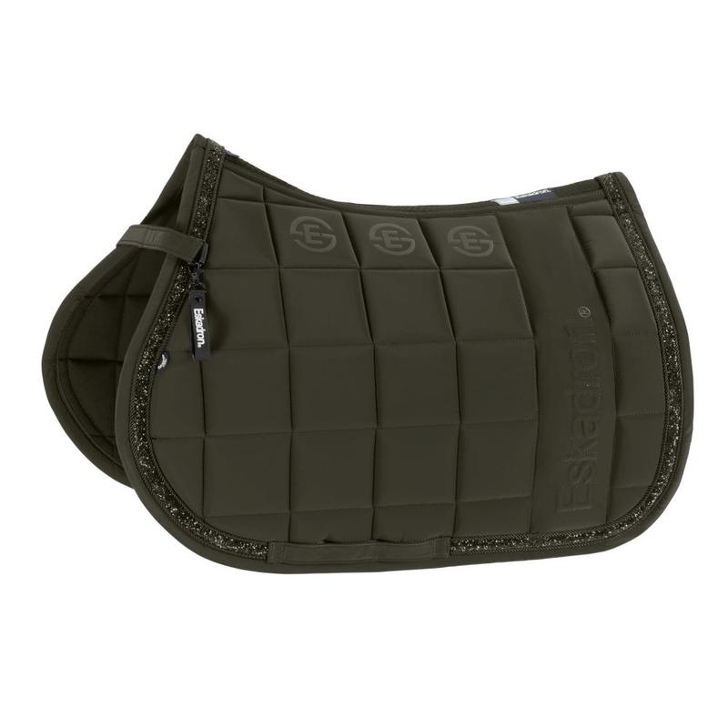 Czaprak Eskadron Dynamic Big Square Jewel Deep Green, khaki 2025