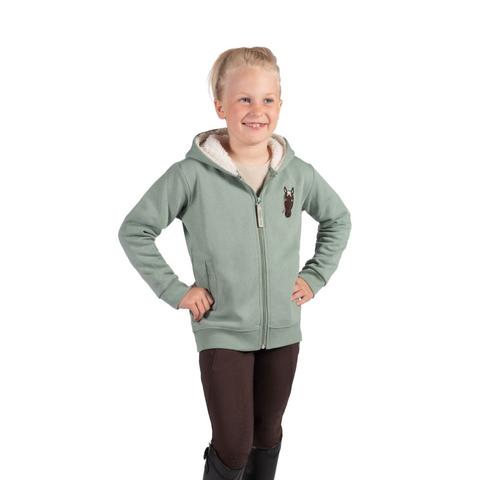 Bluza młodzieżowa HKM Mia z kapturem miętowa