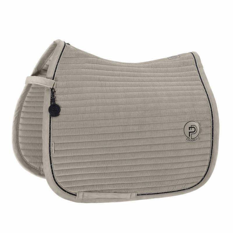 Czaprak Eskadron Platinum Velvet Crystal Pale Grey, szary 2026