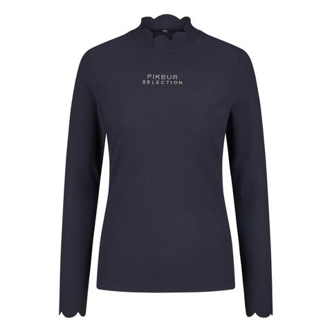 Golf damski Pikeur Rip Shirt Selection Nightblue, granatowa 2025/2026