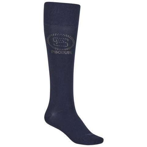 Skarpety damskie Pikeur Studs Sports Nightblue, granatowe 2025/2026