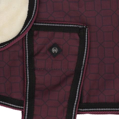 Derka dla psa QHP Wine red, bordowa