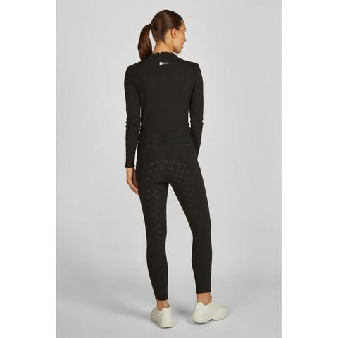 Legginsy zimowe damskie Eskadron Cosy Full Grip Black, czarne Dynamic 2025