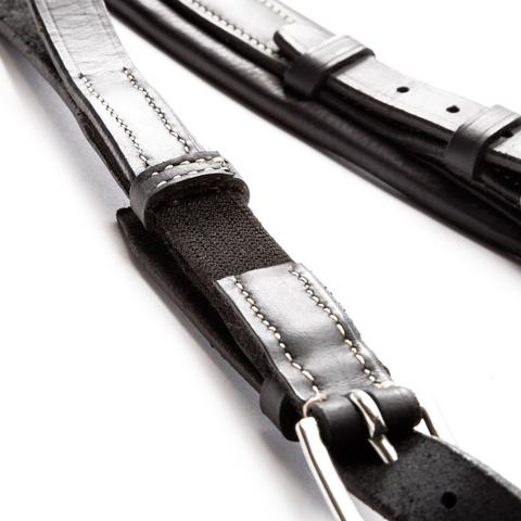 Napierśnik z olejowanej skóry Kavalkade Jereme 2p. czarny