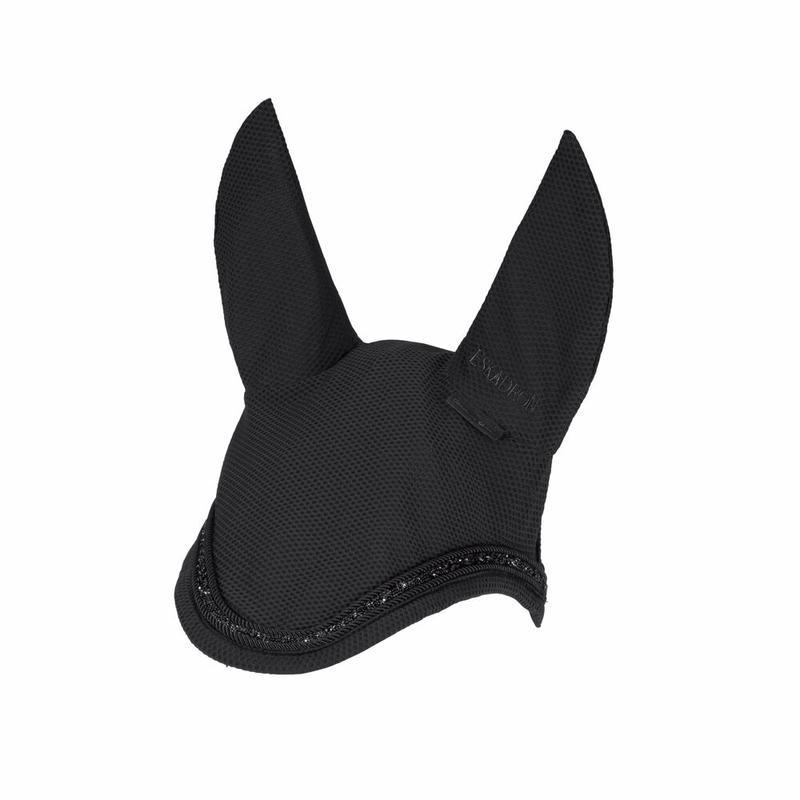 Nauszniki Eskadron Platinum Dynair Mesh Black, czarne 2026