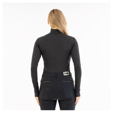 Golf damski techniczny Anky Mockneck czarny