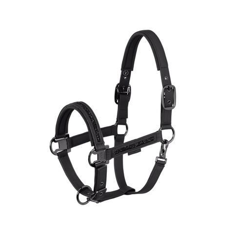 Kantar Eskadron Platinum Faux Leather Jewel DP Black, czarny 2026