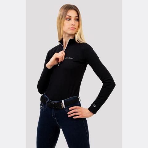 Golf damski Silwear Argento Optimal czarny