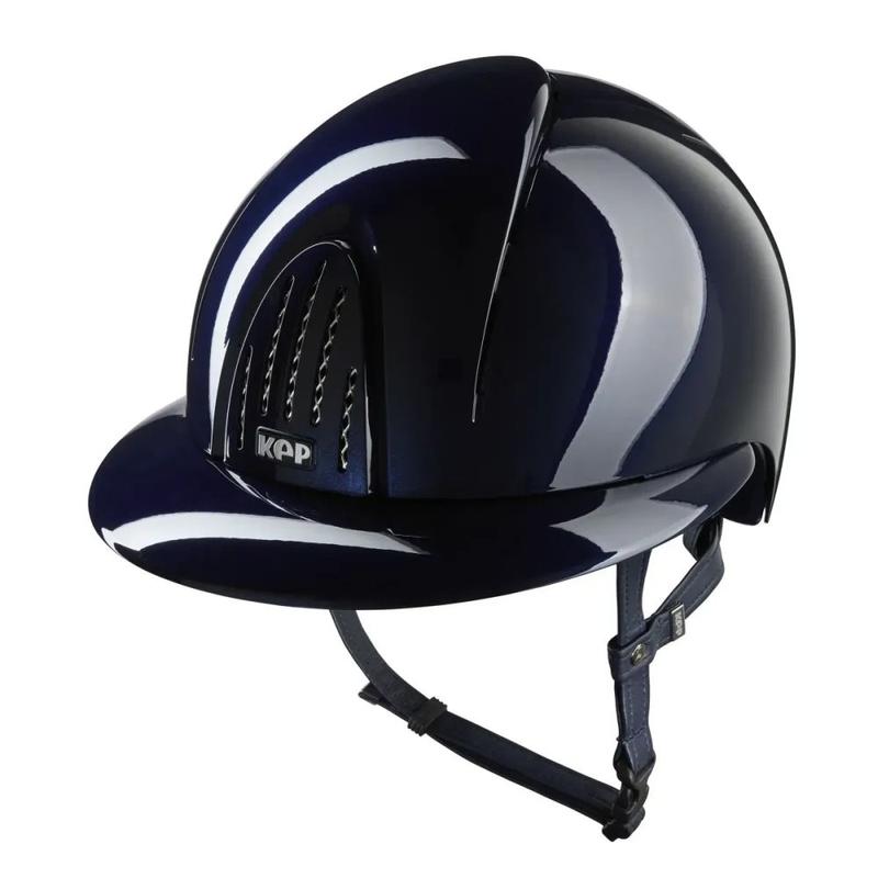 Kask Kep Smart Nova Star - szeroki daszek- granatowy połysk