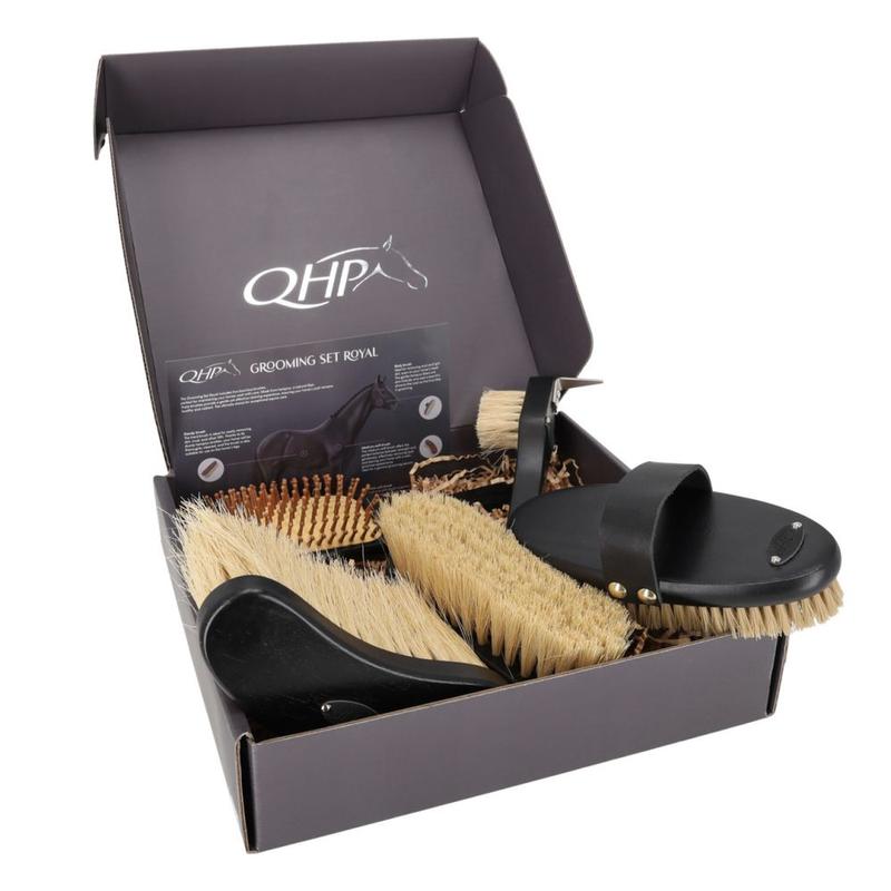 Zestaw szczotek QHP Royal Black, czarne