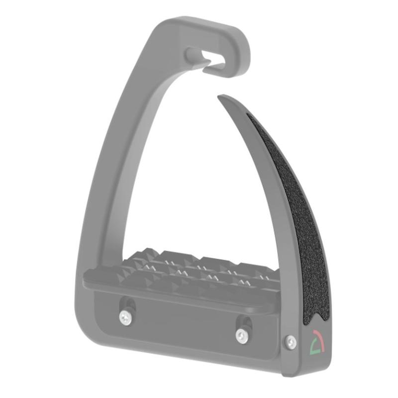 Nakładki do strzemion Safe Riding S3 Premium Black Glitter, czarne błyszczące