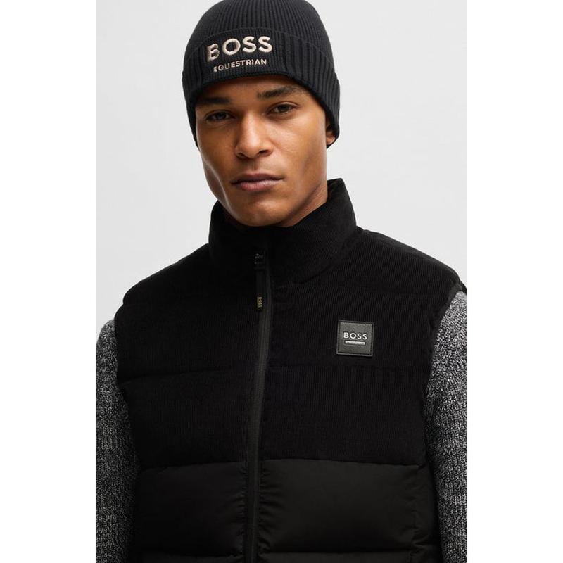 Czapka Boss Equestrian High Cuff Black, czarna