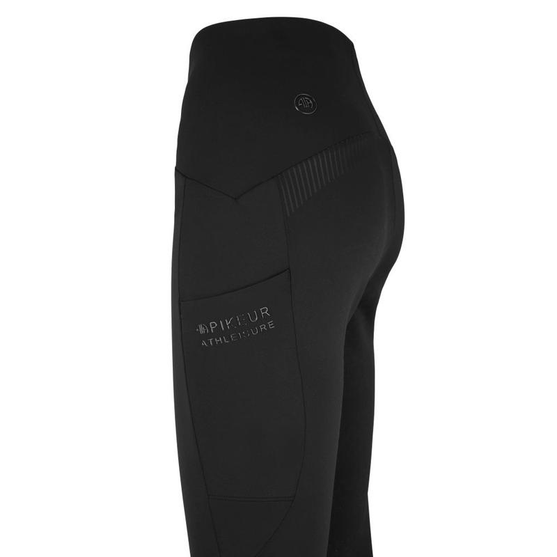 Legginsy damskie Pikeur Yella SD Highwaist Black, czarne 2025/2026