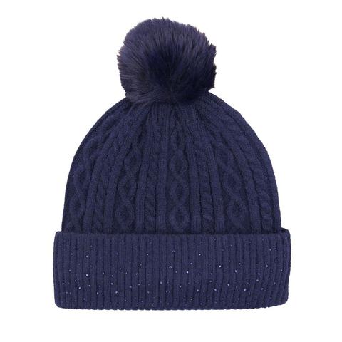 Czapka z pomponem Schockemoehle Dark Navy, granatowa 2026