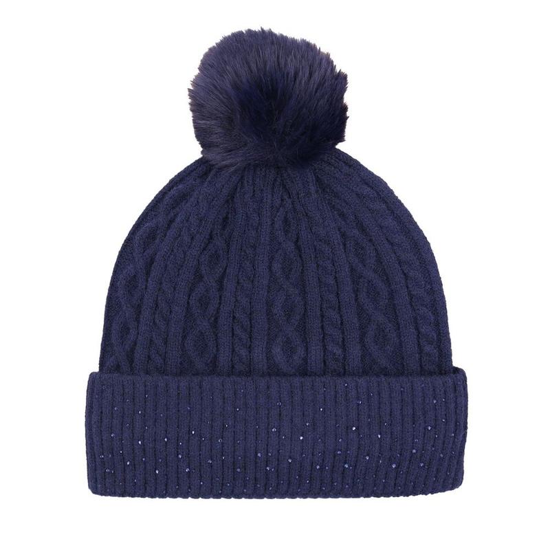 Czapka z pomponem Schockemoehle Dark Navy, granatowa 2026
