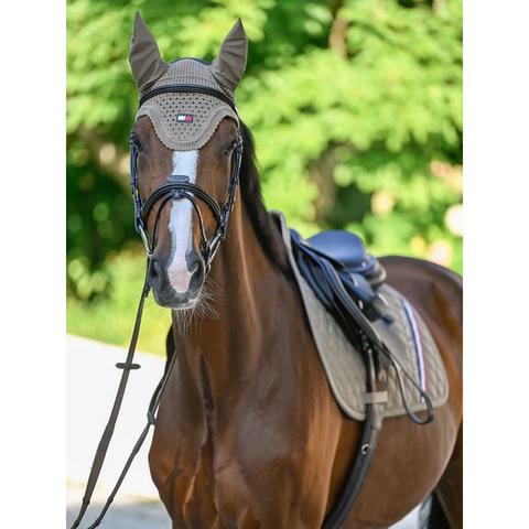 Nauszniki Tommy Hilfiger Equestrian Hood Taupe, beżowe 2025