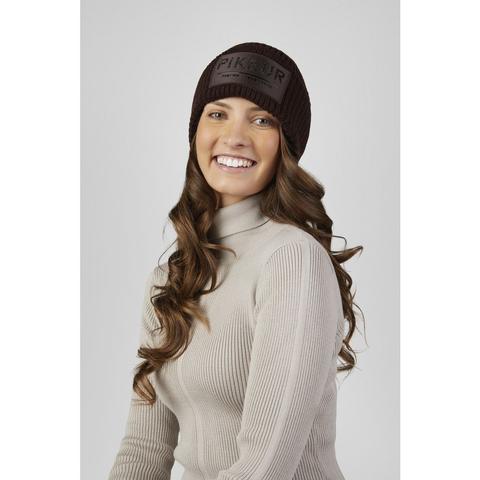 Czapka zimowa damska Pikeur Beanie Chocolate Brown, brązowa 2026/2027