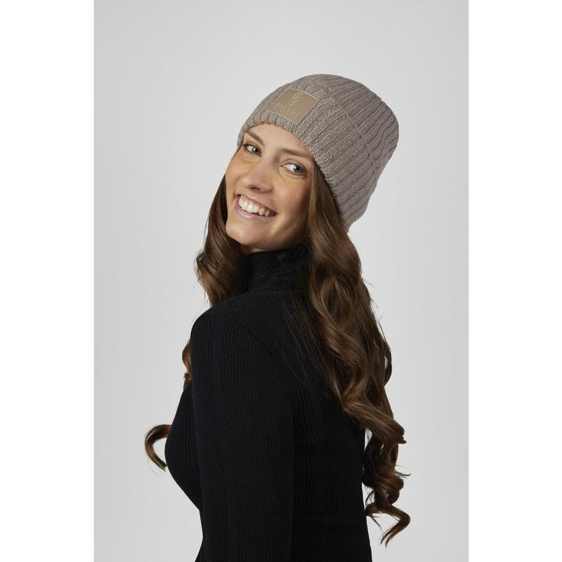 Czapka zimowa damska Pikeur Beanie Mocha Cream, kremowa 2026/2027