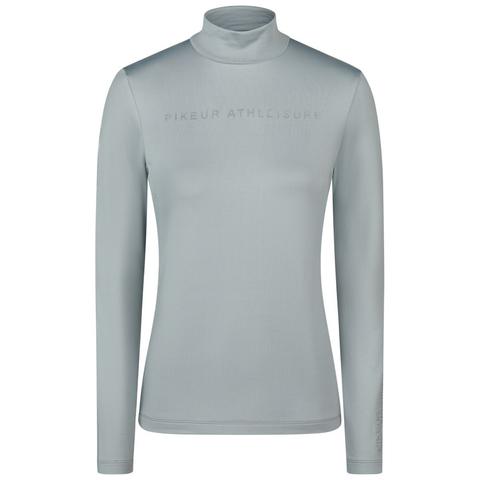 Golf damski Pikeur Athleisure Dots Roll Neck Dusty Blue, szary 2026/2027