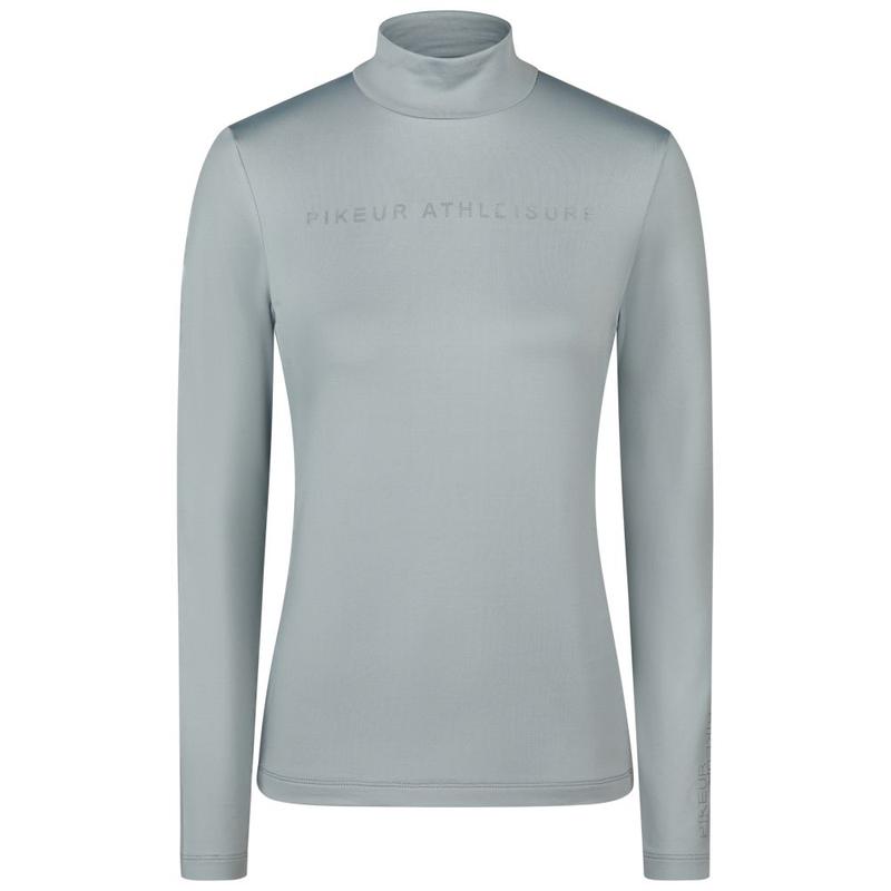 Golf damski Pikeur Athleisure Dots Roll Neck Dusty Blue, szary 2026/2027