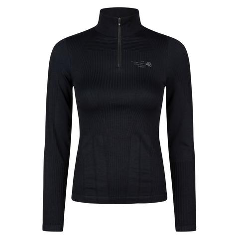 Golf damski Pikeur Knit Shirt 3D Black Navy, czarno-granatowy 2026/2027