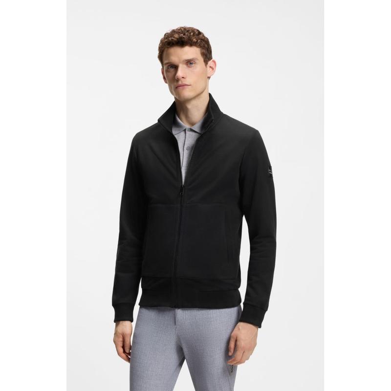 Bluza męska rozpinana Boss Equestrian Steven Black, czarna 2026/2027
