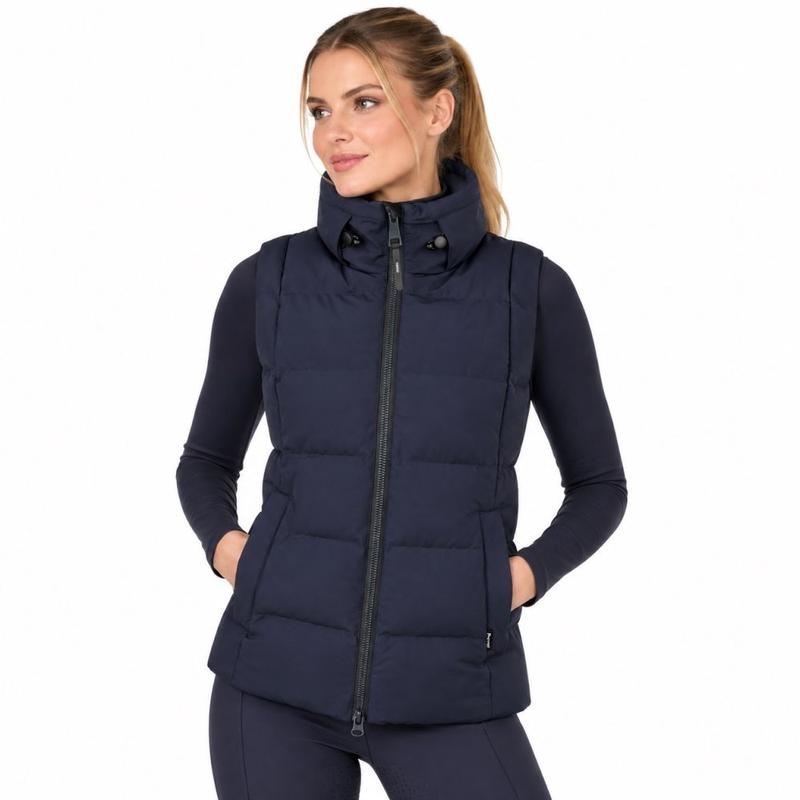Bezrękawnik damski Pikeur Quilted Vest Nightblue, granatowy 2026/2027
