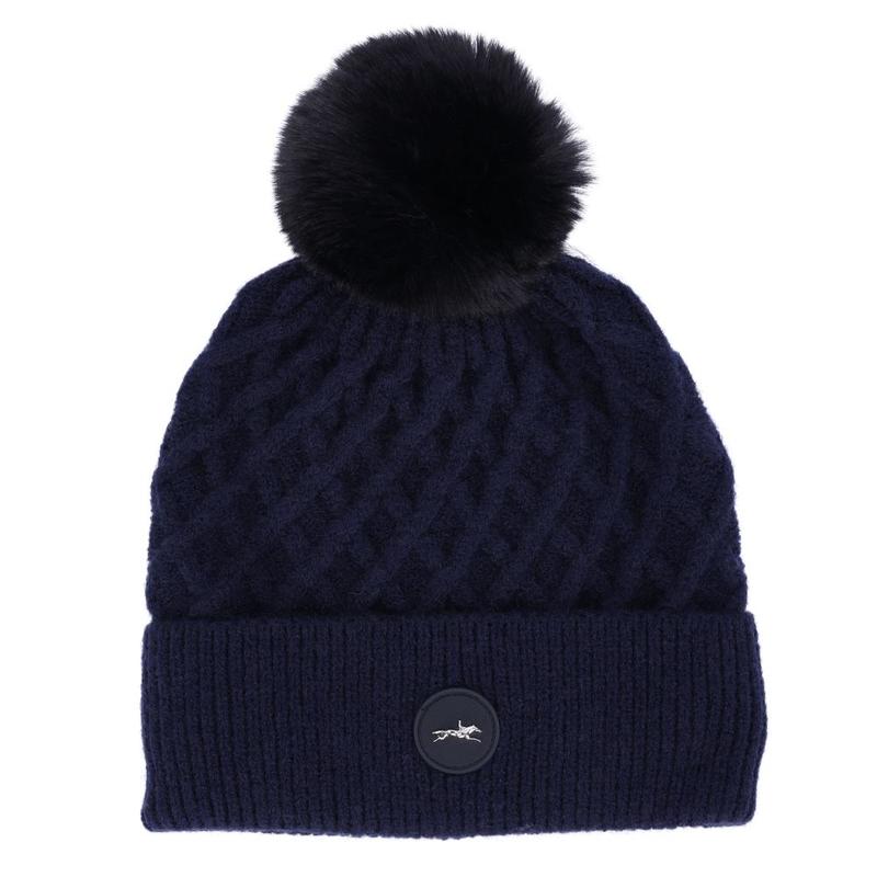 Czapka z pomponem Schockemoehle Dark navy, granatowa 2025