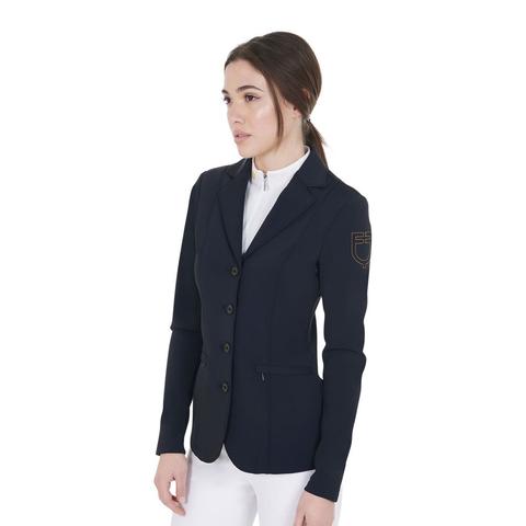 Frak damski Equestro Exclusive Navy Blazer, granatowy