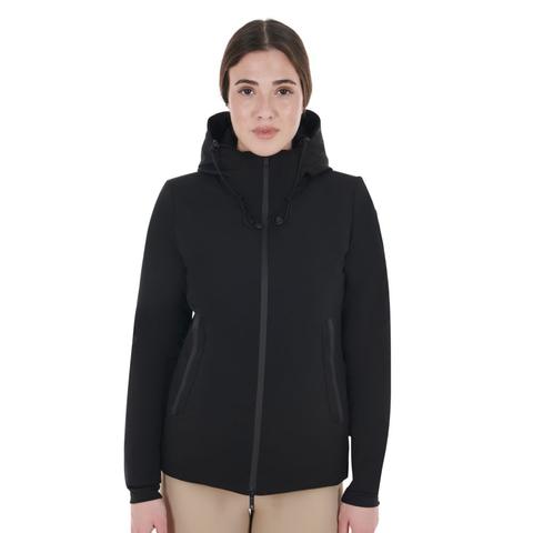 Kurtka zimowa damska Equestro Puffer czarna