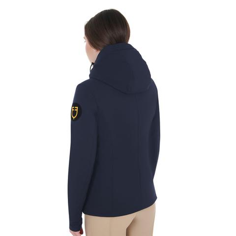 Kurtka zimowa damska Equestro Puffer Navy Blazer, granatowa
