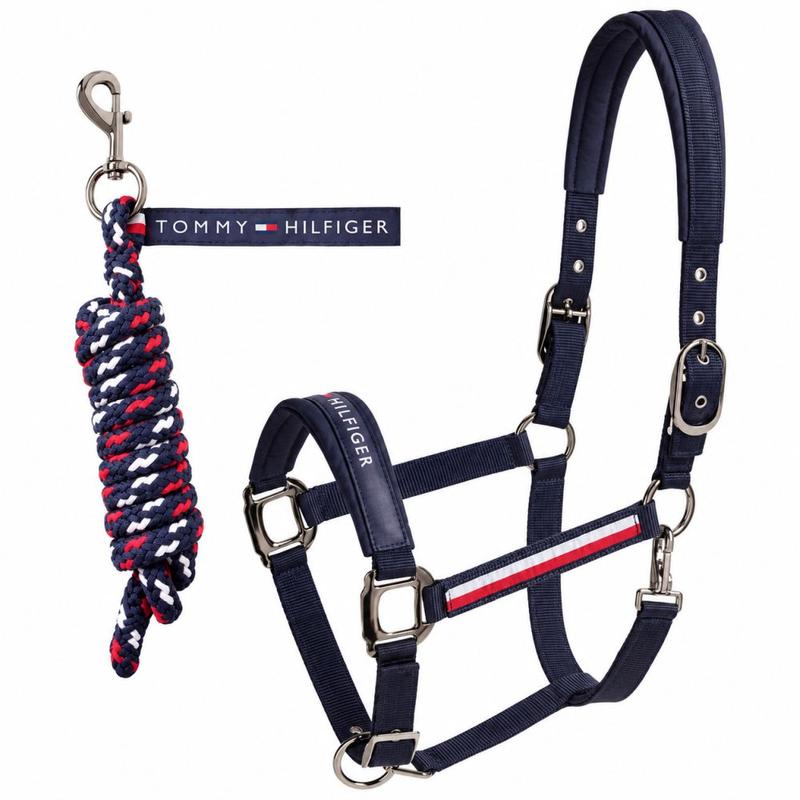 Kantar z uwiązem Tommy Hilfiger Equestrian Yale Desert Sky, granatowy 2026