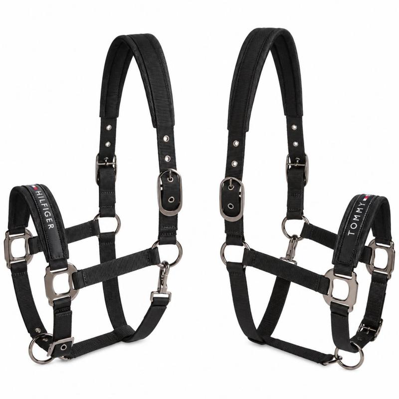 Kantar z uwiązem Tommy Hilfiger Equestrian Yale Black, czarny 2026