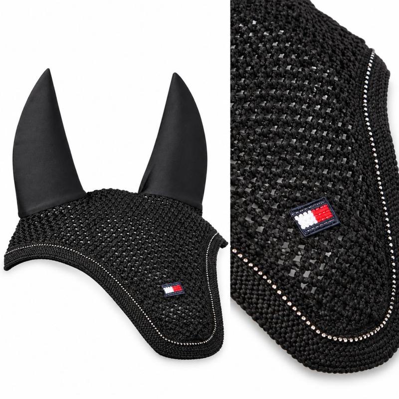 Nauszniki Tommy Hilfiger Equestrian Parsons Black, czarne 2026