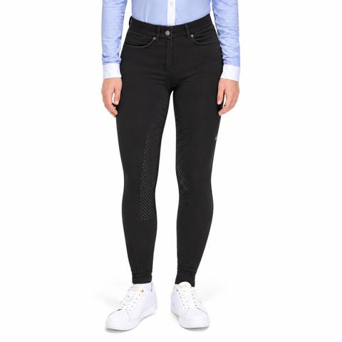 Bryczesy damskie zimowe Tommy Hilfiger Equestrian Hope Black, czarne 2026