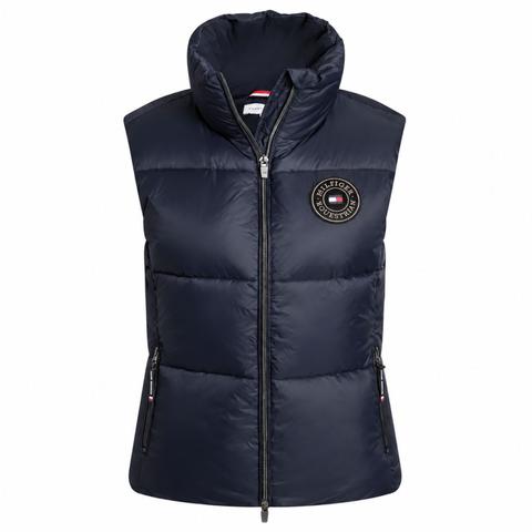 Bezrękawnik damski puchowy Tommy Hilfiger Equestrian Everett Desert Sky, granatowy 2026