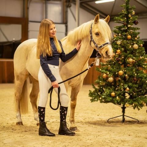 Skarpety bożonarodzeniowe QHP 2-pak czarne