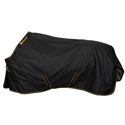 Derka padokowa Bucas 1200D 50g Irish Big Neck Black, czarna